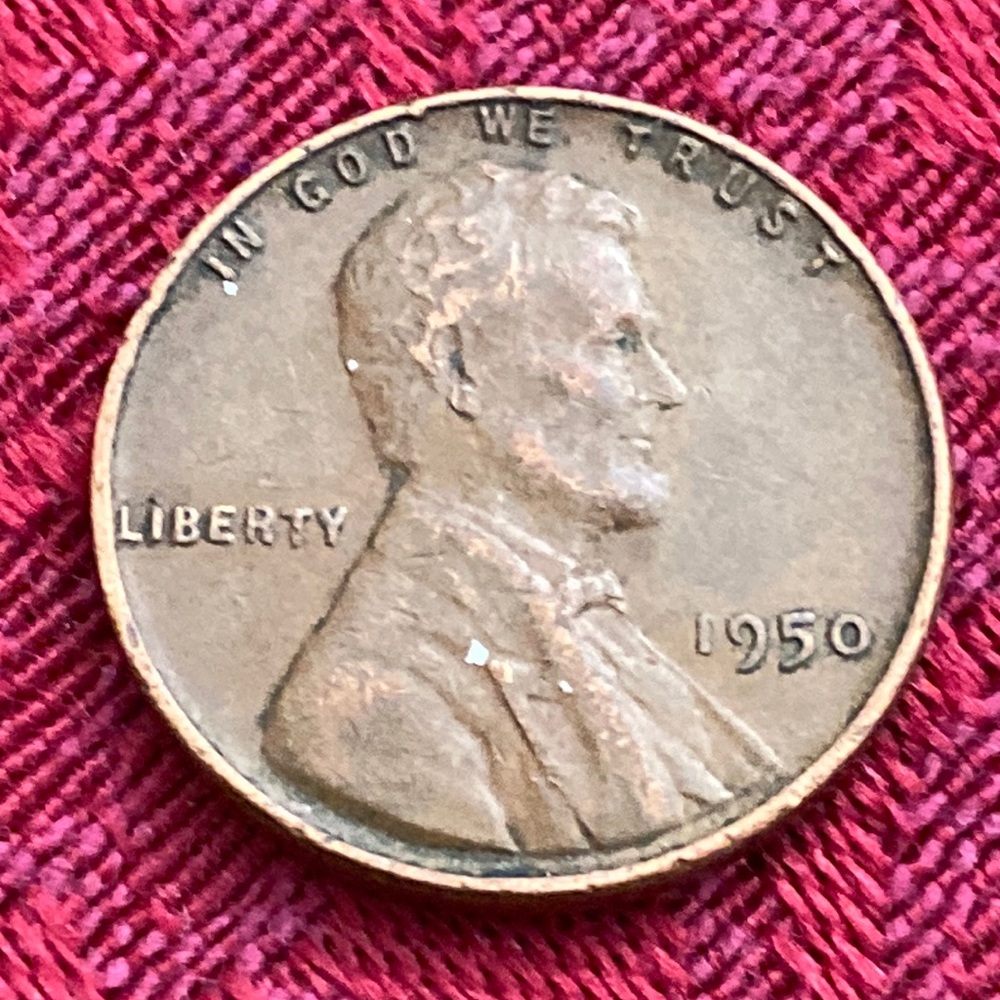 Vintage 1950 NO MINT WHEAT ONE CENT